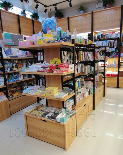 晨光文具店货架与展示架 中岛柜多功能陈列方案提升店铺效益
